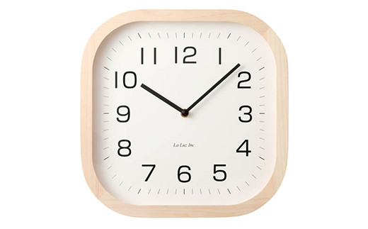 箱根の間伐材を利用した壁掛け時計(ナンバー)