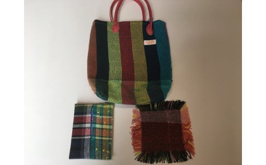 就労支援施設で心を込めて作ったさをり織り商品セット（A） 912953 - 兵庫県豊岡市