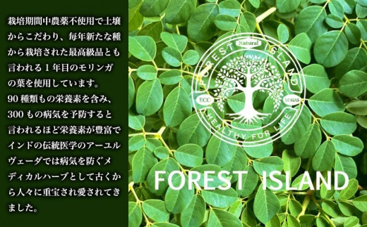 モリンガティー・モリンガパウダー【FOREST ISLAND】｜ 無添加