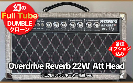 ギターアンプ】ギター チューブアンプ Overdrive Reverb 22W Att Head ダンブル クローン 幻の 手作り 高級 アンプ  オーダーメイド カスタム ハンドワイヤード - 岩手県一関市｜ふるさとチョイス - ふるさと納税サイト