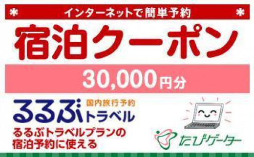 津市るるぶトラベルプランに使えるふるさと納税宿泊クーポン 30,000円分