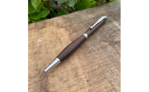 木製ボールペン（ハカランダ・艶消し仕上げ） 2Pice】 木製ボールペン