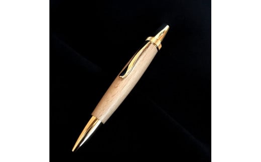 木製ボールペン（山毛欅 ブナ材） パトリオット】(金具：ゴールド