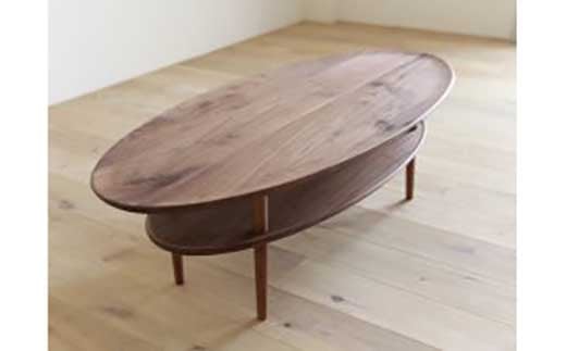 LEGARE Oval Table 120 walnut