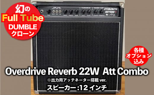 ギターアンプ】ギター チューブアンプ Overdrive Reverb 22W-12インチ