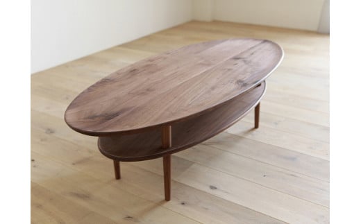 BORDO Oval Table 105 walnut