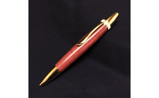 木製ボールペン（ピンクアイボリー材） パトリオット】(金具：ゴールド
