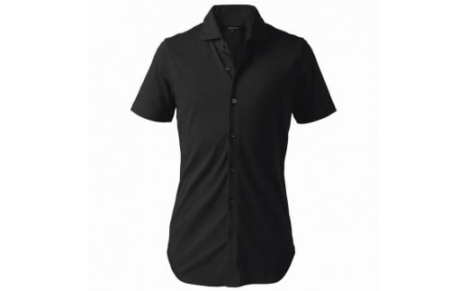 DJS-004 decollouomo メンズドレスシャツ半袖（生地／コンコルド）スモーキーブラック／XLサイズ 765683 - 和歌山県和歌山市