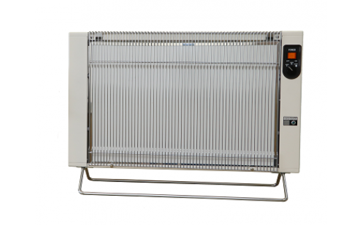 216】遠赤外線輻射式暖房器サンラメラ1200ｗ型 Ｍホワイト 636591