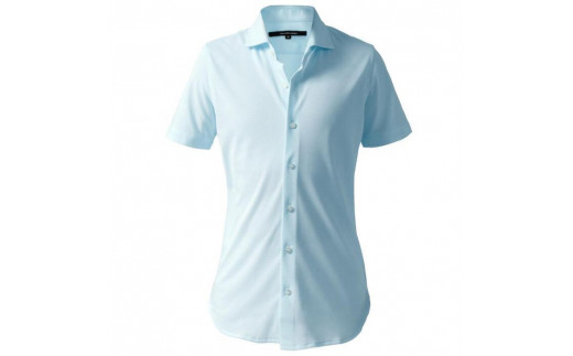 DJS-004 decollouomo メンズドレスシャツ半袖（生地／コンコルド）スカイブルー／Sサイズ 765672 - 和歌山県和歌山市
