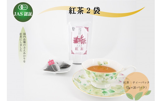 【JAS認証】紅茶 ２セット 656587 - 熊本県美里町