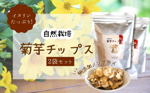 自然栽培 【菊芋チップス】２袋セット 599142 - 北海道赤井川村