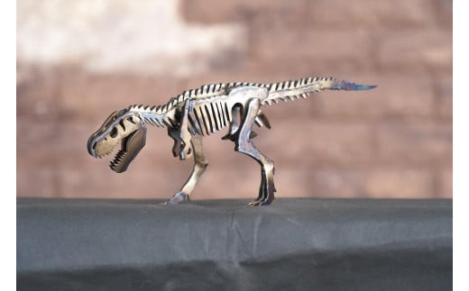 EJ01　恐竜 鉄製 オブジェ ティラノサウルス S model 450698 - 岡山県倉敷市