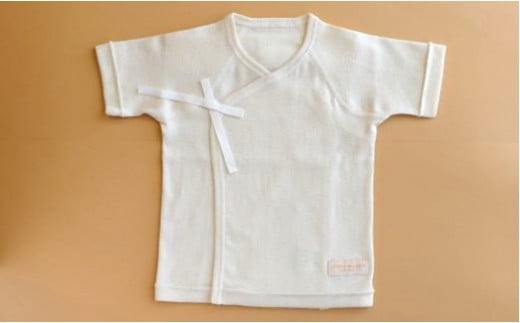EE09:原料は100％日本国内（倉敷市）で完全無農薬により栽培された綿花を使用　新生児用　産着