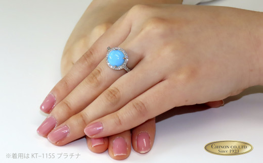 【希少】K18  ターコイズのダイヤモンドリング3大きな傷や汚れがある商品