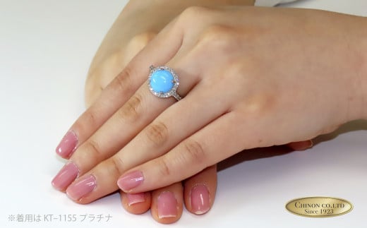 3ct 天然ターコイズ ダイヤモンド リング トルコ石【プラチナ】【K18