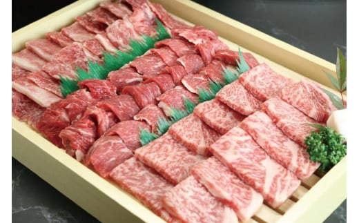 近江牛焼肉用3種盛り合わせ 計1kg 916659 - 滋賀県滋賀県庁