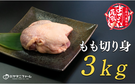 【大月町のブランド鶏】よさこい尾鶏 もも肉（200ｇ）×15パック 790768 - 高知県大月町