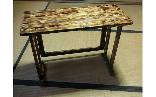 木製レトロ風 折り畳みテーブル（小） 530529 - 愛知県豊田市