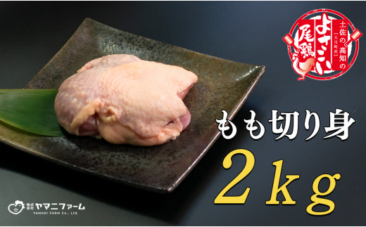 【大月町のブランド鶏】よさこい尾鶏 もも肉（200ｇ）×10パック 790764 - 高知県大月町