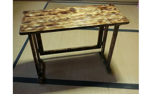 木製レトロ風 折り畳みテーブル（大） 530530 - 愛知県豊田市