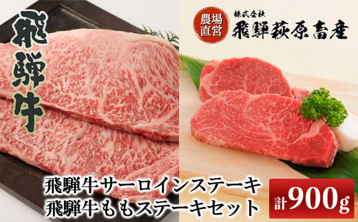 飛騨牛ステーキセット サーロインステーキ(200g×3枚)・飛騨牛ももステーキ(150g×2枚)　牛肉 国産 ブランド牛 ステーキ【冷凍】