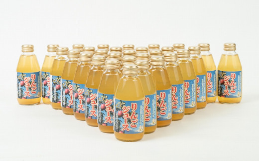 農家の手作り！果汁100%リンゴジュース（200ml×30本) 722403 - 長野県大町市