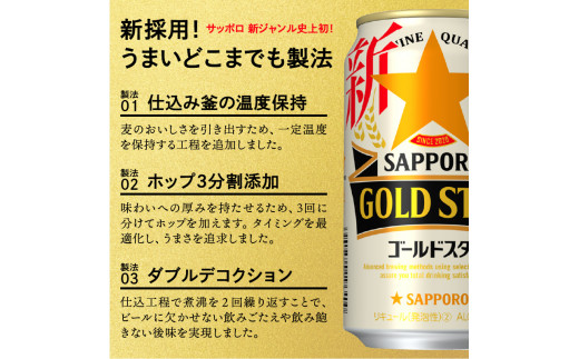 a24-040 【サッポロ ビール】ゴールドスター350ml×24本×2箱【セット