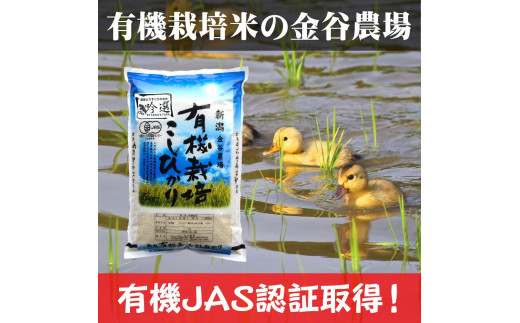 新潟県産ＪＡＳ有機栽培米コシヒカリ　玄米１０ｋｇ 714720 - 新潟県上越市