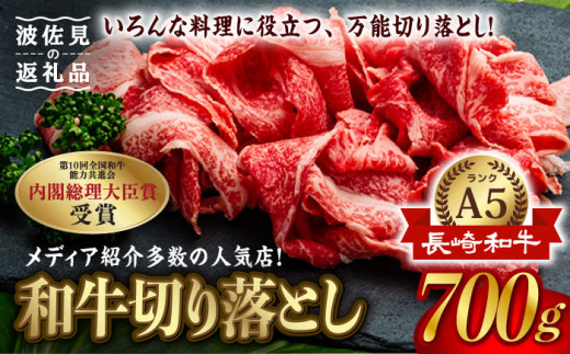 A5ランク すき焼き しゃぶしゃぶ ロース モモ 700g 長崎和牛【肉の