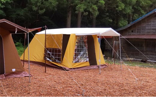 キャンプ アウトドア テント 幅 320cm 長さ 400cm 高さ 210cm 4人用 5 