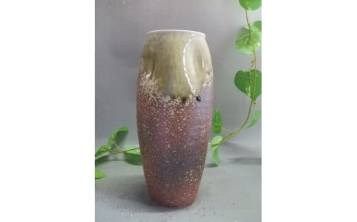 【信楽焼】紫香楽ビードロ花入れ　花入　花器　花瓶（nha-005） 505915 - 滋賀県甲賀市