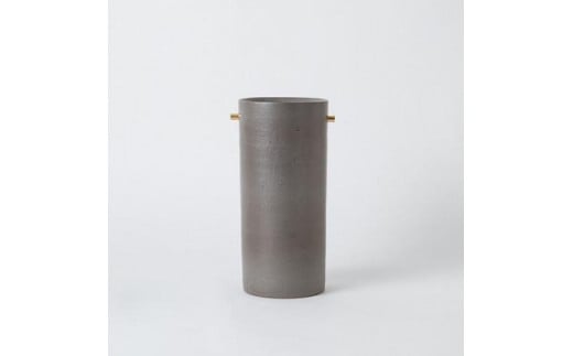 [HIJICA]TEOKE vase（L）　グレー　HJC-01GY 511632 - 滋賀県甲賀市