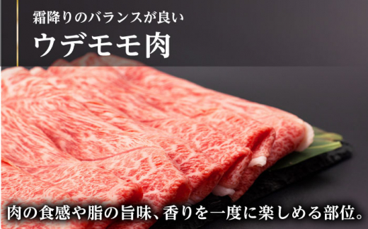 全3回定期便】 ウデ モモ スライス 500g A4 ～ A5ランク【肉のふじた