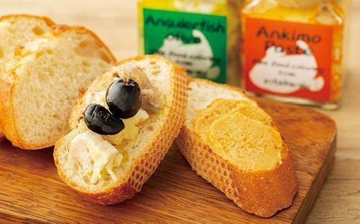 【ふるさと納税】あんこう調味料２種　ペースト・オリーブ　濃厚　あん肝