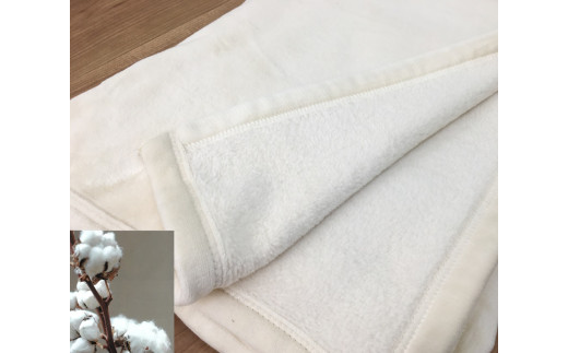 130 新品未使用 マイヤー綿毛布 2枚 セット コットンブランケット 日本製