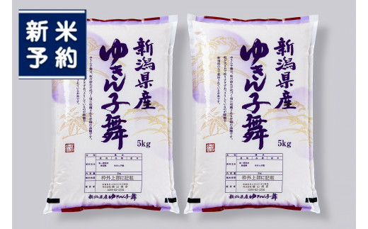 NA4197 【新米受付・令和5年産米】新潟産ゆきん子舞10kg 655414 - 新潟県村上市