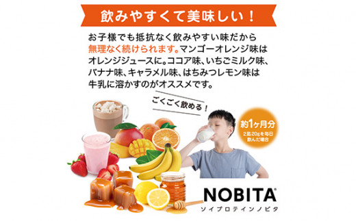 No.827 NOBITA(ノビタ)ソイプロテイン ／ 栄養素 飲みやすい 手軽 埼玉