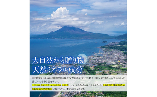A1-22360／【2週間発送】財寶温泉 20L×2箱 天然アルカリ温泉水