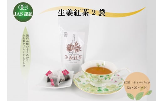 【JAS認証】生姜紅茶２セット