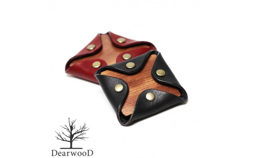 DearwooD Coin Case(レッド)