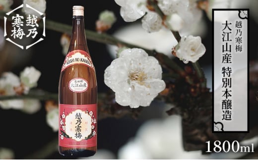 越乃寒梅 大江山産特別本醸造 1800ml 限定酒 酒 日本酒 1本 地酒 本醸造 特別本醸造 五百万石米100％ 淡麗 辛口 冷や 燗 ぬる燗 ギフト 贈り物 プレゼント 自宅用 晩酌 新潟県 714740 - 新潟県新潟市