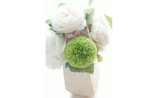 紀ちゃん様オーダー お供え 仏花☆プリザーブドフラワーアレンジ 対 