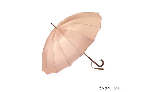 【前原光榮商店】婦人用雨傘 トラッドクラシコ〈手元:楓〉名入れ可 (カラー:ピンクベージュ) 833942 - 東京都台東区