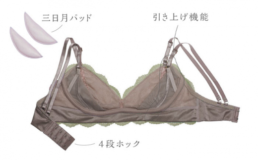 YVESJU 新品 Bra＆Shorts Set Gray/SM/フルバック - 下着