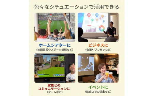 掛け軸プロジェクタースクリーン 100インチ【スクリーン 固定設置