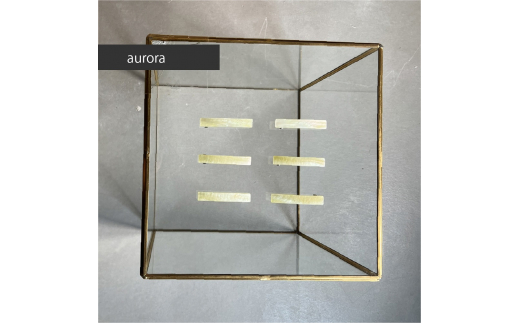 アクリル製ショートバレッタ aurora(オーロラ) eME barretta 2 short 髪留め ヘアクリップ ヘアアクセサリー