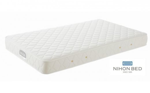 【日本ベッド】ビーズポケットベーシックマットレス11272（シングル）しなやか で しっかり とした 寝心地  ほどよいかたさ 安定感 のある 太めのコイル
