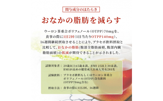 神奈川県綾瀬市のふるさと納税 サントリー烏龍茶OTPP（機能性表示食品） 2L×6本 ペットボトル　3ヶ月定期