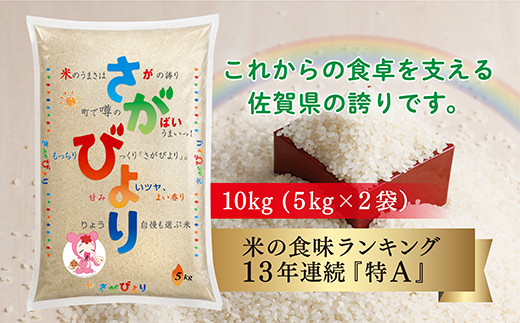 ｂ－３５６ さがびより 10kg (5kg×2袋) 【 さがびより 10kg 佐賀県産